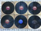 6 Louis Armstrong 10” 78rpm Shellac Records HMV Phillips Parlophone Label VG+