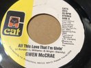 GWEN Mc CRAE- ALL THIS LOVE THAT I'M GIVIN '  1979 US 1st CAT-CATX -2015  N/MINT