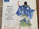 Ravel The Complete Orchestral Works Vol.2 Bolero Andre Cluytens SAX 2477  B/S