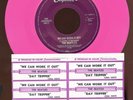 Rare Rock 45 & Jukebox Title Strips- The Beatles- We Can Work It Out- Pink Vinyl