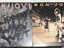 1980s Bon Jovi Self Titled And Slippery When Wet Vinyl LP Records