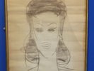 Véritable Dessin original de Luis Mariano dimensions 65 cm par 50 cm Souvenirs