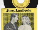 ROCKABILLY 45 w PICTURE SLEEVE - JERRY LEE LEWIS - GREAT BALLS OF FIRE- HEAR SUN