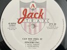 Fingers Inc. - Can You Feel It- Classic House Vinyl Record