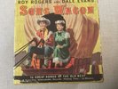 ROY ROGERS AND DALE EVANS GOLDEN RECORD CHEST BOX & 8 RECORDS VINTAGE RARE SET