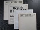 BERTOLT BRECHT Zum 80. Geburtstag des Dichters 1978 Tondokumente /LP Box Litera