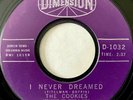 THE COOKIES I Never Dreamed + The Old Crowd / DIMENSION 1032 VG+ Girl Group '64
