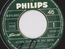 JOHNNY HALLYDAY AS HARD AS WOOD / I CLING TO MY DREAM FRENCH 45 PROMO