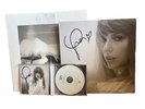 Taylor Swift The Tortured Poets Department Vinyl & CD Set Heart Signed Print