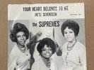 SUPREMES your heart belongs to me 45  MOTOWN 1027 r&b soul Pic Cover