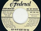 THE PYRAMIDS Deep In My Heart for You Federal Doo Wop R&B Promo 45 HEAR