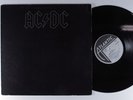 AC/DC Back In Black ATLANTIC LP VG+ embossed cover u
