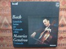 PHILIPS HI FI STEREO - MAURICE GENDRON - BACH VIOLONCELLO ( 3 LP Box Holland Ori