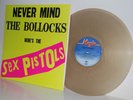 Sex Pistols. Never Mind the Bollocks. Gold Marbled Vinyl Album.