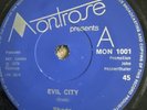 Shado Evil City Montrose Original 1974 UK 7 Inch Single Heavy Rock Proto Punk VG