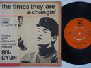 BOB DYLAN The Times They Are A Changin *HOLY GRAIL* RARE Denmark 45 danish HEAR
