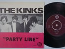 KINKS Party Line ** superb cond Norway 45 M- sleeve  GARAGE mod HEAR
