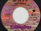 CUCUMBER Don't Make Me Cry / Under RARE *fuzzed* heavy psych 45 garage LISTEN