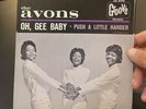 THE AVONS Oh, Gee Baby  1963 PICTURE SLEEVE ONLY (No 45)   Soul   BEAUTIFUL COPY