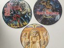 Iron Maiden Original Picture Disc Number Of The Beast Piece Of Mind & Powerslave