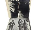 The Rolling Stones Sticky Fingers w/ Working Zipper LP Vinyl Record Original 70s