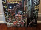 IRON MAIDEN SOMEWHERE IN TIME GOLD-STAMPED PROMO VINYL LP BEAUTIFUL CONDITION
