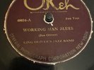 Okeh 78 RPM King Oliver’s Jazz Band - Working Man Blues 40034 V-