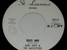 Baby Huey & The Babysitters Monkey Man Beg Me 45 RPM St. Lawrence label DJ promo
