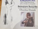 Paganini The 6 Violin Concertos Salvatori Accardo, Charles Dutoit 5 LP box