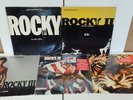ROCKY,ROCKY II,ROCKY III,ROCKY IV & SURVIVOR EYE OF THE TIGER SOUNDTRACK LP LOT