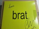 Charli XCX Brat SIGNED Limited Clear & Pink Splatter Vinyl LP