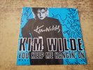 SIGNED 1987 EXCELLENT Kim Wilde You Keep Me Hangin' On  MCA-53024  45