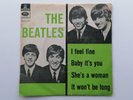 THE BEATLES 1964 DANISH   EP  I FEEL FINE  ODEON GEOS 225