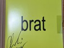IN HAND & SIGNED  Charli XCX Brat CLEAR PINK SPLATTER LP Vinyl SIGNED