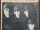 RARE PASTE-OVER Meet the Beatles 1964 Semi-Peeled MONO Vinyl Record LP Vintage