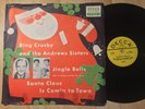 RARE CHRISTMAS VG+ 78 Bing Crosby Andrews Sisters Jingle Bells PICTURE SLEEVE