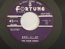 The Four Kings 45 “Doo-Li-Op” “Rose of Tangier” Fortune 517 Stamped Doo Wop VG++