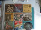 HAYLEY MILLS Set of 9 Records 45 rpm w/ PICTURE SLEEVE Buena Vista 1960's