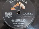 78 RPM All Shook Up Your Heartaches Begin Elvis Presley RCA Victor 20-6870