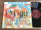 ENCORE PLEASE SIR JOHN    JOHN BARBIROLLI / MERCURY SR 90161 CB FR3/FR3 1959 LP