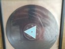 Pink Floyd Dark Side Of The Moon Blue Triangle Framed Vinyl Record Only