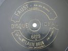 Antoinette Laute-Brun Gounod Faust French Vertical 78RPM Ideal 6229/30