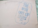 RARE CLASSIC VINTAGE LP RECORD 1970 THE WHO - LIVE AT LEEDS - PLUS 10 INSERTS