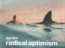 Dua Lipa Radical Optimism BLUE & WHITE SPLIT Vinyl LP SIGNED CARD NEW