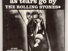 Rolling Stones AS TEARS GO BY Orig 1965 45 in Pic Sleeve ONE OWNER NM- Beauty