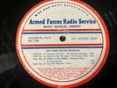 Armed Forces KAY KYSER DICK HAYMES HELEN FORREST  16” TRANSCRIPTION DISC Rare