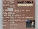 Madonna - Nothing Fails - NEW / STILL SEALED 2003 US 12” Single