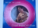 MUSIC OF LOVE  ustad amjad Ali khan SAROD INDIAN CLASSICAL lp