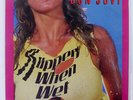 BON JOVI SLIPPERY WHEN WET MERCURY 28PP1025 JAPAN VINYL LP