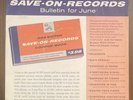 Save-On-Records Bulletin For June 45 EP RCA SPA-7-27 1956 - Elvis Presley Promo